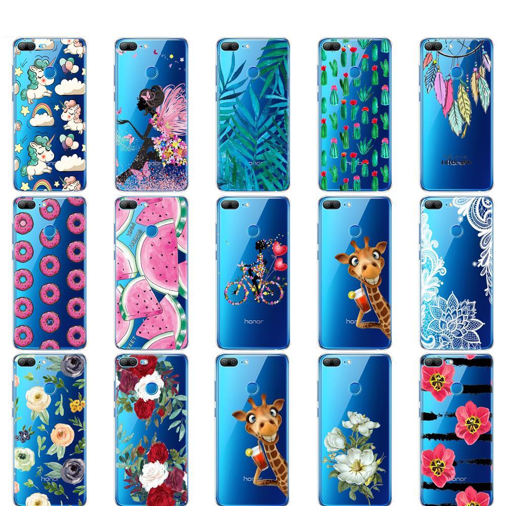 Soft Phone Shell Case For Huawei Honor 9 Soft TPU Silicon Back Case For Huawei Honor 9 Lite Cover Full 360 Protective Coque