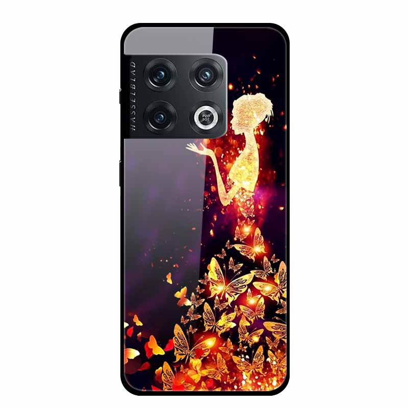 Чехол для One plus 10 Pro Ударопрочный Закаленное Стекло Жесткая Задняя Крышка Для OnePlus 10 Pro 10Pro Oneplus10 1+10 Pro Бампер Чехол Coque Case