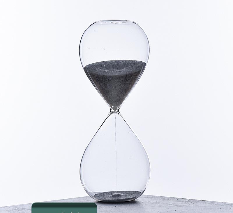 5/10/30/60 Minutes Time Hourglass Timer Home Decoration Glass Hourglass Ornaments Household Items Sand Timer Yellow Sand Timer