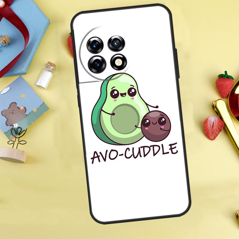Lovely Avocado Case For OnePlus 13T 13R 12 12R 15 13 11 10 10T 8T Nord 5 CE 2 3 4 Lite Nord N20 N30 Cover