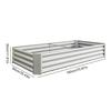 Metal Raised Bed, Raised Beds for The Garden Made from Sturdy Sheet Steel with A Robust Design, Rust Protection and Long-Lasting Durability, Raised