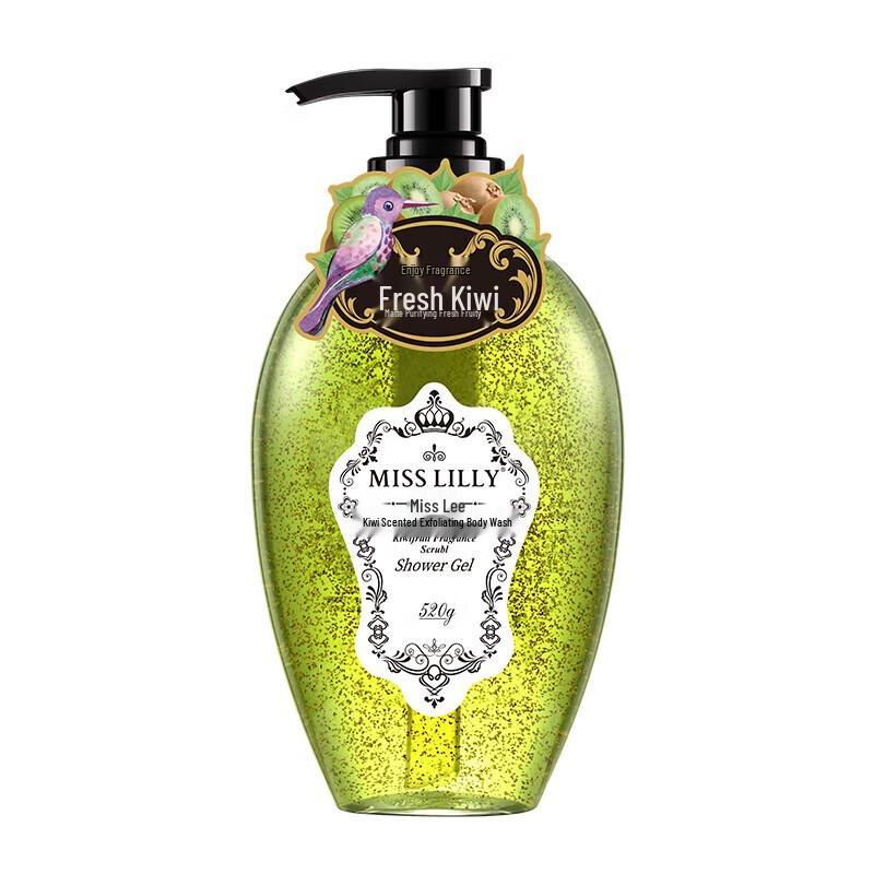 MISS LILLY Kiwi Fragrance Amino Acid Scrub Shower Gel