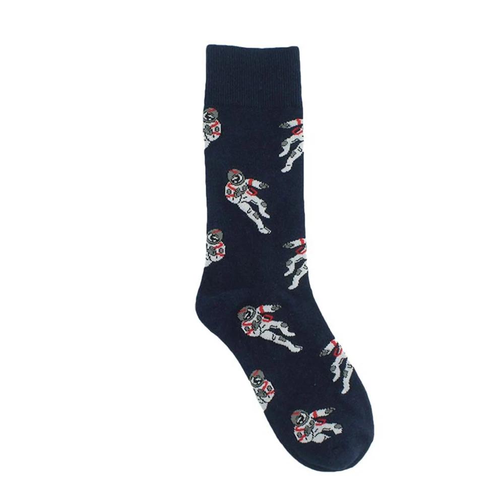 Смешные вулканические чили пицца гамбургер продукты мужские счастливые хлопковые носки для бизнеса хипстер спорт харадзюку скейтборд команда дропшиппинг