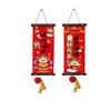 1 Pair Velvet Horse Year Hanging Pendant Traditional New Year Door Couplet  Living Room