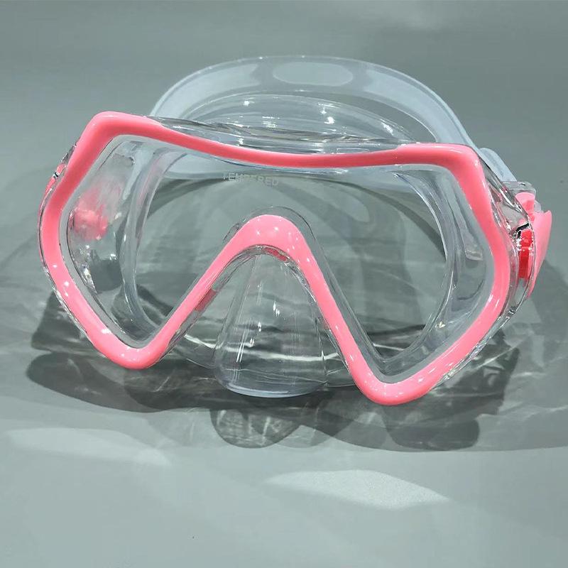 Children's Silicone/Tempered Glass Diving Mask