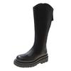 Boots Boots Women's autumn and winter new velvet thick-soled widened large tube circumference fat mmV mouth high tube knight boots