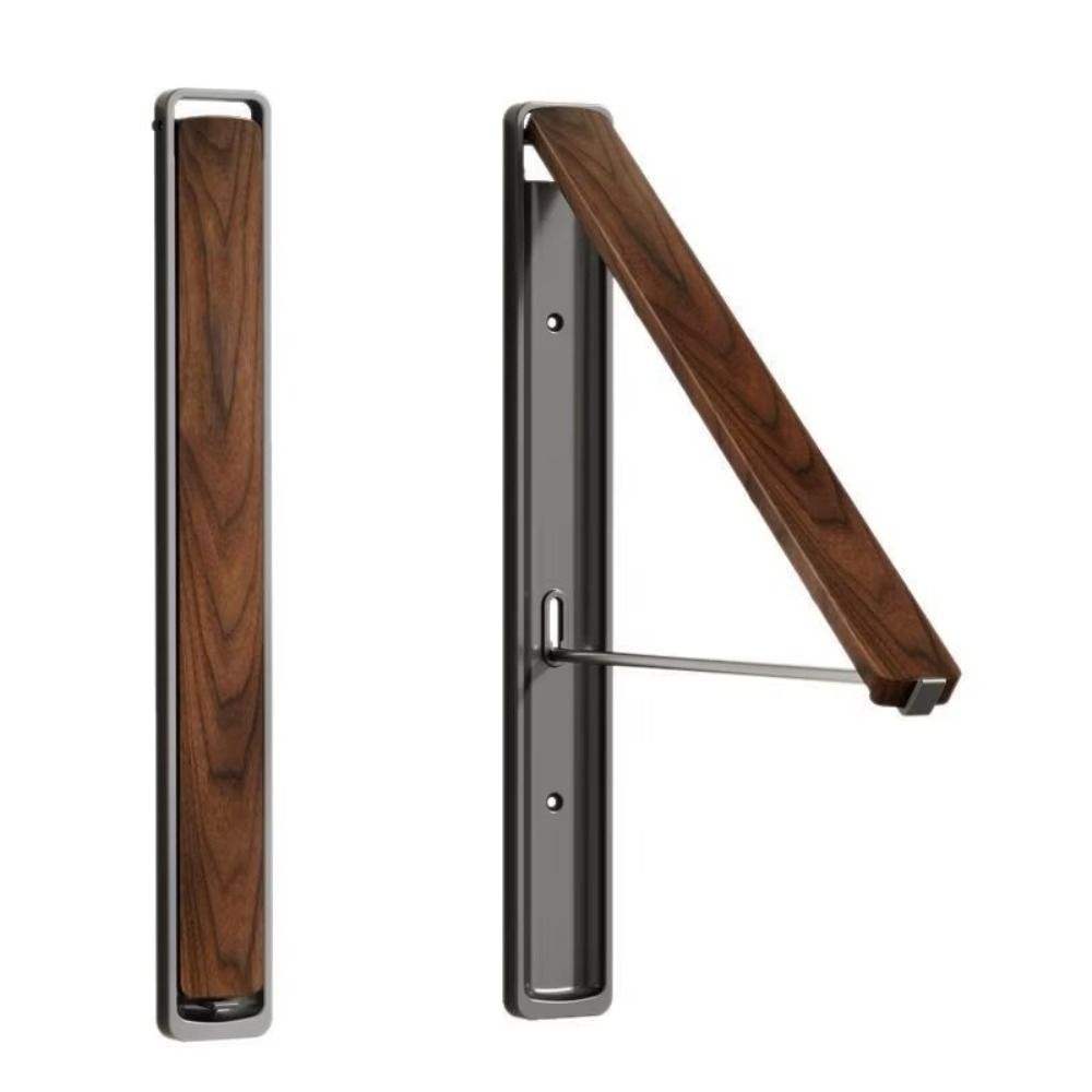 Multi-Functional Wall Mounted Rack Aluminum Material Invisible Laundry Hanger  Balcony Use