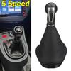 Для Seat Leon II 2005-2012/Seat Toledo III 2004-2009 автомобилей 5/6 скоростной автомобильный рычаг переключения передач ручка с кожаным чехлом