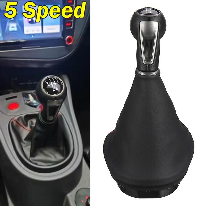 Для Seat Leon II 2005-2012/Seat Toledo III 2004-2009 автомобилей 5/6 скоростной автомобильный рычаг переключения передач ручка с кожаным чехлом