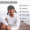 Cotton Long Tail Pirate Cap Headband Hole Bandana Cap Punk Hip Hop Bandana Headscarf  Moto Bike