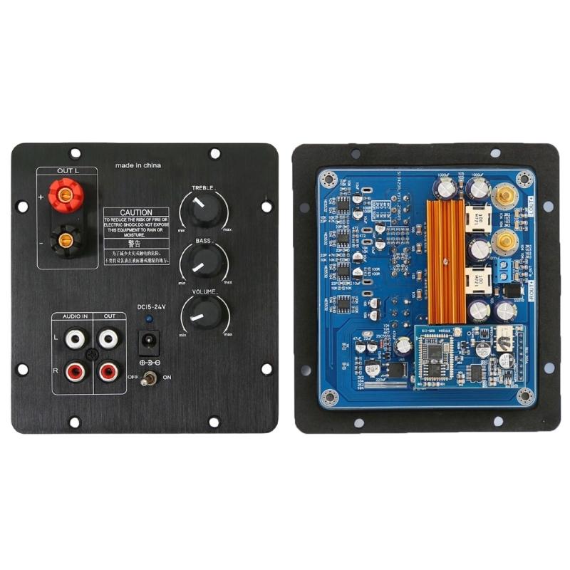 Мощная плата усилителя 2.0 канала с двумя TPA3116, совместимая с Bluetooth 5.1 APTX, для домашней аудиосистемы