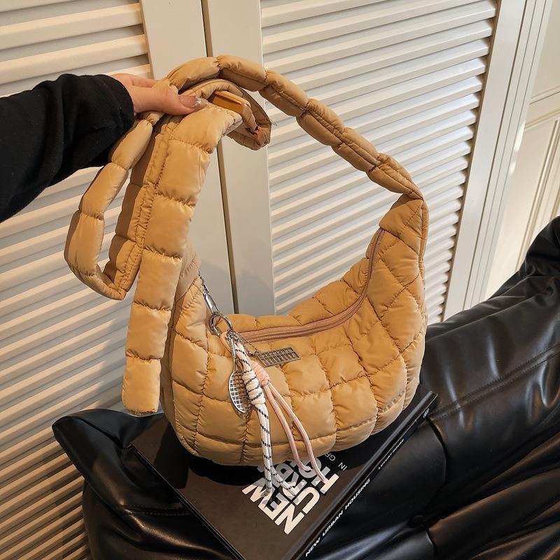 Puff Cloud Bag Women's New Simple Women's Shoulder Messenger Bag Casual Versatile Women's Dumpling Bag