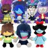 Новая плюшевая игрушка Kris из Deltarune, Треугольная руна, Тенна, Спамтон, Фиолетовый телевизор, Черный персонаж, Плюшевая игрушка, Кукла, Тенна, Ланино, Элнина, Мягкая игрушка