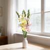 Artificial Gladiolus Flowers 22" Real Touch Flower with Long Stem 4 Full Blooms