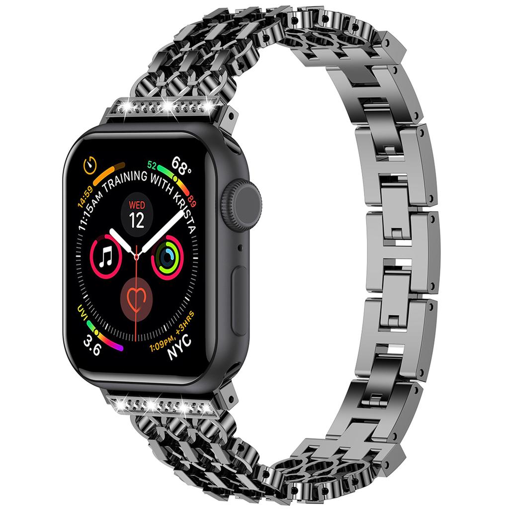 For Apple Watch 10 46mm / Ultra 2 / Ultra 49mm / 9 8 7 45mm / SE (2023) SE (2022) SE 6 5 4 44mm / 3 2 1 42mm Stylish Zinc Alloy Watch Strap