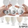 3‑6Pcs Inverted Bottle Emptying Caps, 3‑Size Transfer Adapters Flipping Bottle Caps for Residue Liquid
