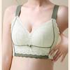 Регулируемое нижнее белье большого размера, женская тонкая дышащая коллекция, бюстгальтер с большой грудью, закрытая подгрудь, без бюстгальтера со стальным кольцом