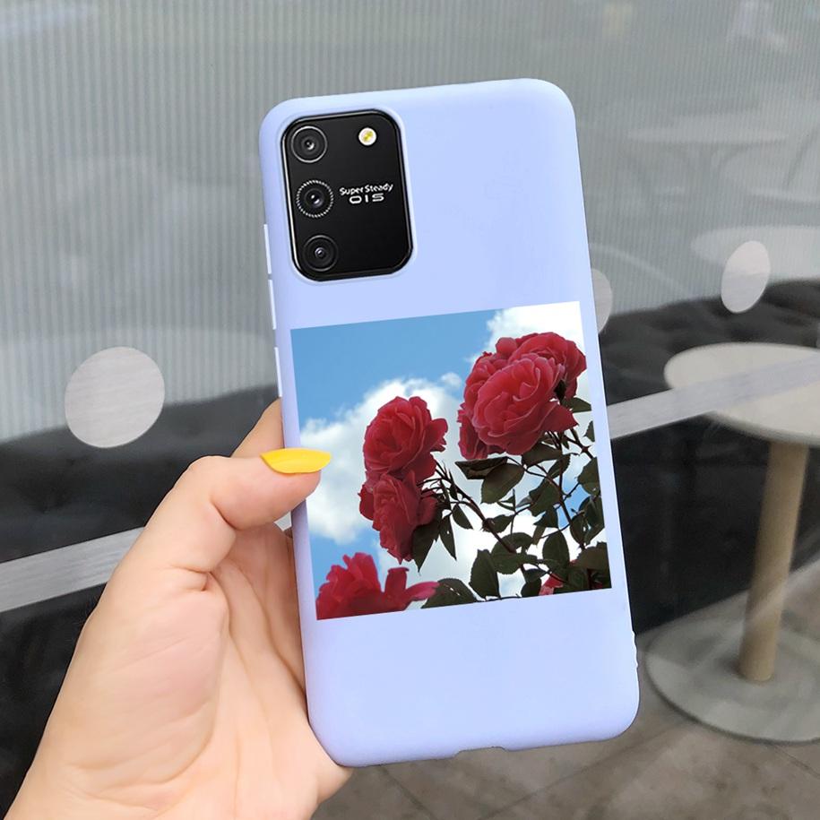For Samsung Galaxy S10 Lite 2020 Case Colorful Flower Silicon Soft Back Cover For Samsung S10 Lite 2020 S5 S10lite SM-G770F Etui