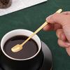 Квадратные кофейные и десертные ложки из нержавеющей стали