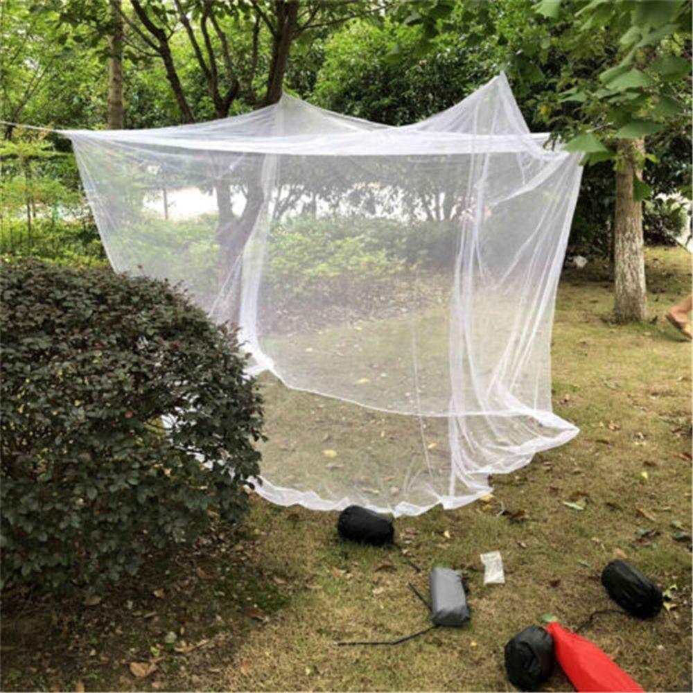 White Square Hiking Travel Camping Indoor Insect Tent Netting Tents Mosquito Net