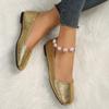 Fashion 2024 Hot Sale Shoes Female Slip On Women's Flats Autumn Square Toe Shallow Solid Solft Sole Light Casual Comfortable Flat Shoes
