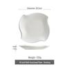 Naijiang Creative Irregular White Ceramic Dinner Plate