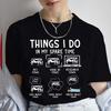 Trend Shirt Short Sleeve Fashion Summer Women Cow Things I Do In My Spare Time Cows Print T Shirt Casual Top Graphic Tee T-Shirt