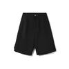 Li Ning X Jackie Chan Collaboration Kung Fu Series Solid Color Casual Loose Sports Shorts Men Shorts Black AKSR687-2