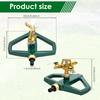 360° Automatic Rotating Lawn Sprinkler Adjustable Garden Irrigation System Large Area Coverage Water Sprinkler Watering Plants