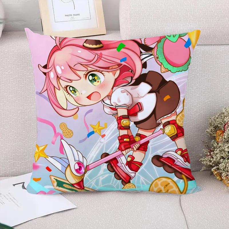 Аниме Девушка Наволочки Декоративные Наволочки Наволочка Чехол для Подушки Подушки для Дивана Наволочки Осенний Декор Дом
