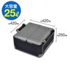 iimono117 Foldable Cooler Box 25L BBQ Storage Box Box for Picnics Large Capacity 25L Outdoor Use Flip Box (1 Piece) Cooler/Hot (1 Piece)