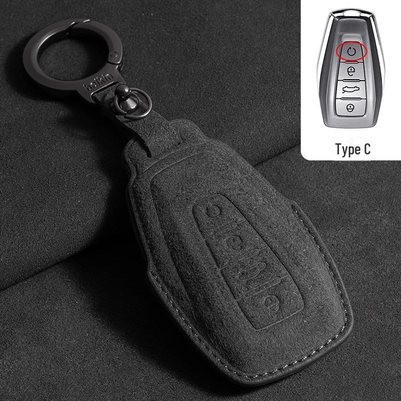 Geely Key Cover for Dihao, Xingrui, Xingyue L, Binrui, Cool, Boyue, Binyue, and GS Models - Unisex Shell Buckle & Bag