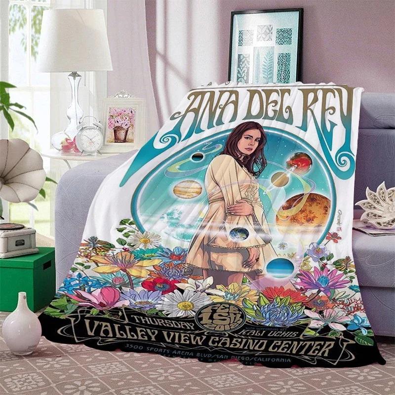 Digital Print Bed Blanket Sofa Winter Warm A-Lana Del A-Reys Fleece Camping Nap Fluffy Soft Blanket Microfiber Bedding King Size
