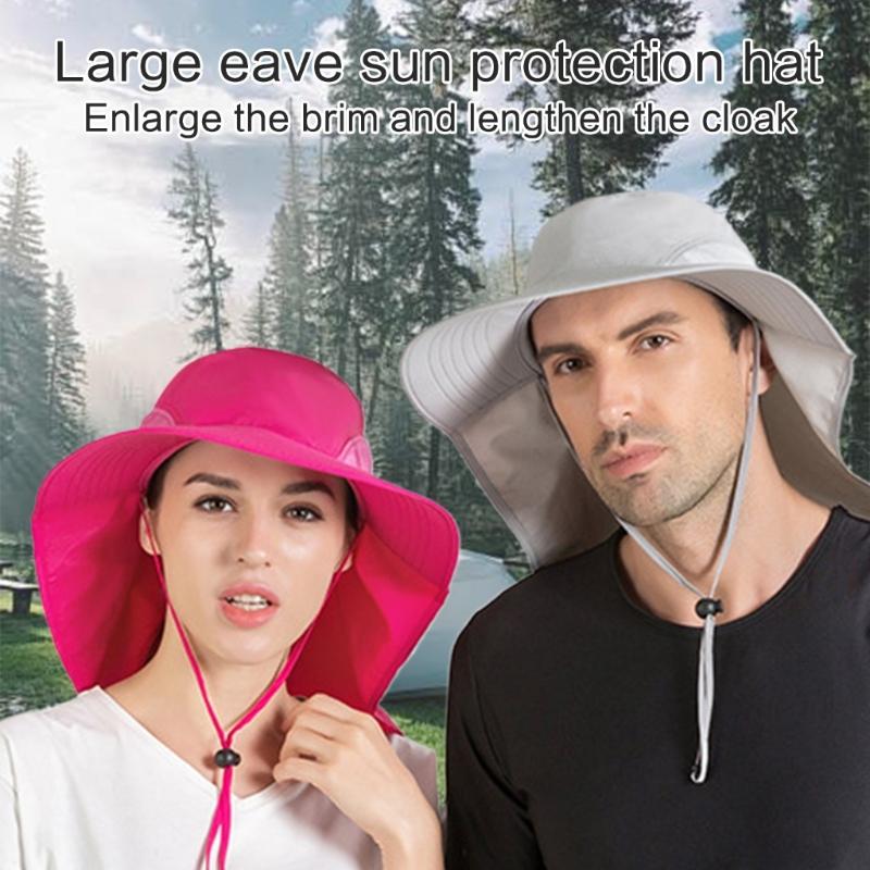 Рыбалка Широкополая Шляпа от Солнца Для Активного Отдыха Сетчатая Рыбацкая Шляпа Повседневная Шляпа для Рыбалки Унисекс Кемпинг Охота Шляпа-Ведро