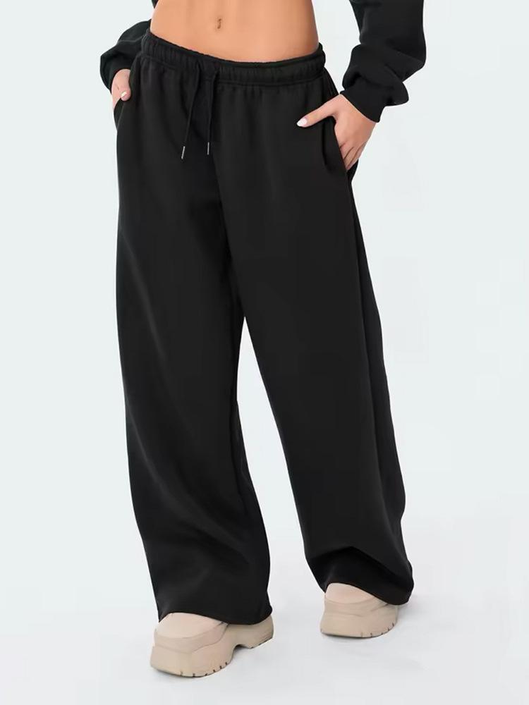 European & American Women's Casual Loose Sports Sweatpants - New 2024 Spring & Autumn Collection