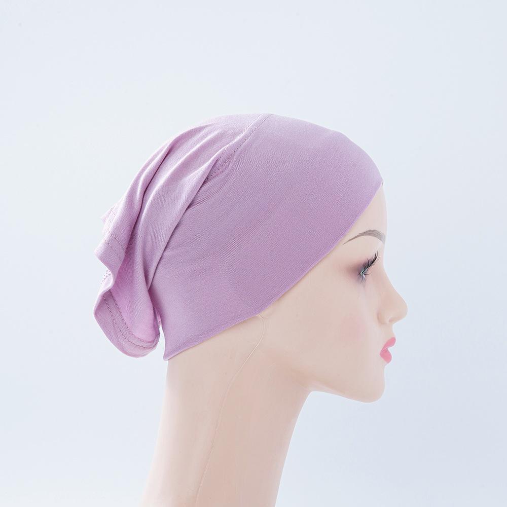 Women's Mercerized Cotton Modal Elastic Tube Hat & Scarf Cap