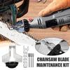 Аксессуары для заточки цепной пилы Регулируемый простой в использовании комплект насадок для заточки цепной пилы Инструменты для домашнего сада