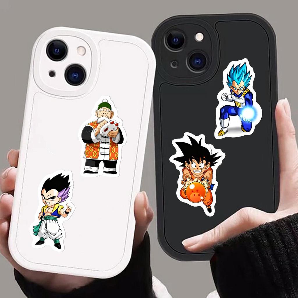 60 водостойких аниме-стикеров Dragon Ball для скрапбукинга, чехлов для телефонов, блокнотов и холодильников