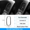 Для Chevrolet Corvette C5 1998-2004 гг. Центральная розетка из углеродного волокна, радиокнопка, кольцо для ключей с подъемником окна, украшение