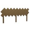 Bed Headboard in Honey Brown 178 x 3 x 80.5 cm Solid Pine Wood