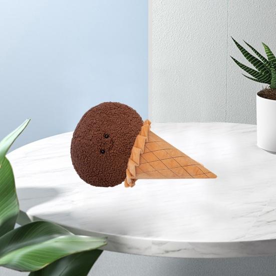 Мороженое, плюшевая игрушка, мультяшная красочная кукла-мороженое, плюшевая плюшевая подушка, украшение, мягкая кукла, подушка, украшение для дома, вечерние, подарок на день рождения