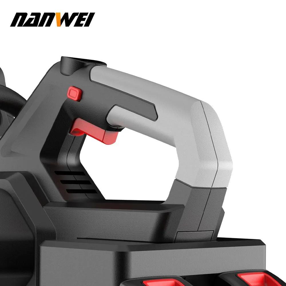 NANWEI 16-inch Lithium Battery Chainsaw Set, Featuring A 3000W High-power Brushless Motor, Rechargeable Single-hand Logging Chainsaw.
