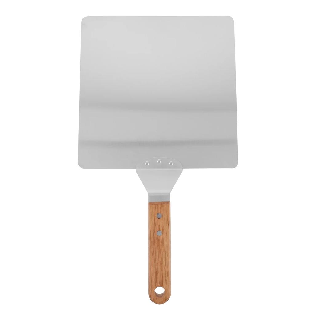 Pizza Spatula Peel Square Pizza Paddle for Oven Cake Lifter for Large Cakes Metal Pizza Peel 10 Inch