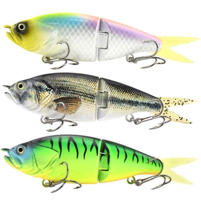 Многосоставные искусственные приманки для рыбалки Рыболовные крючки Составные воблеры Крэнкбейты Рыбалка Реалистичные 3D Тонущие плавающие приманки