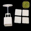 Mooncake Mold Mid-Autumn Festival Hand-Pressure Flower Moon Cake Mould Diy Hand Mooncake Pressure Fondant Decoration Tools