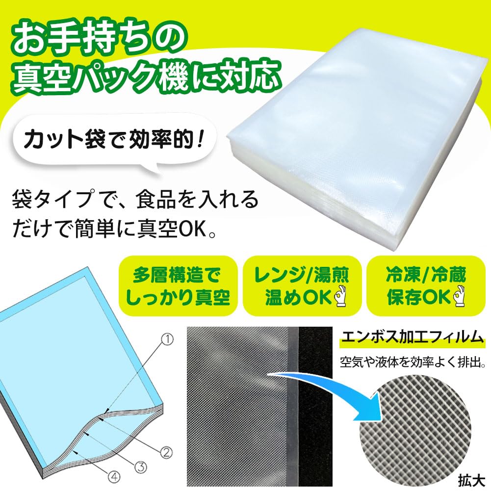 Вакуумная упаковка Вакуумная упаковка Свежий BPA поставляется в косметическом средстве Соответствует внутреннему JIS Замена Вакуумная микроволновая печь Заморозка продуктов Низкая температура Домашняя свежесть