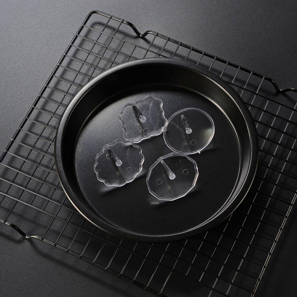 100 шт. Прозрачная основа для выпечки торта, пластиковая основа для фиксации куклы, декор для вечеринки по случаю дня рождения