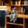 3D-печатная фигурка волшебника, Маленький волшебник-сиделка на полку, Коллекционный настольный орнамент для книжных полок, столов, ТВ-тумб, Декор для дома