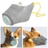 2/4Pcs Dog Respirator Muzzle Adjustable Air Filter Face Cushion Reusable Breathable Anti Fog Anti Dust Protective Muzzle for Large Small Dogs