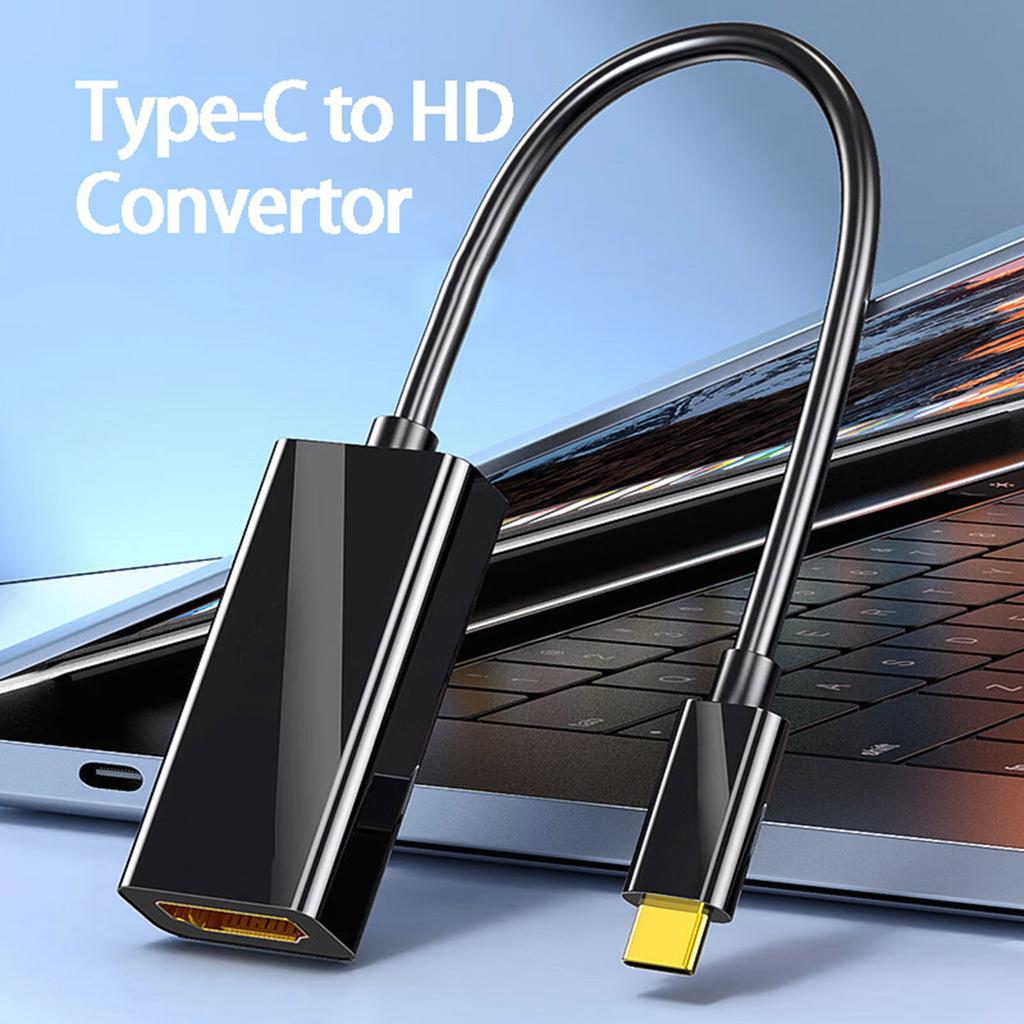 USB C To HDMI Adapter 4K Type C To HDMI Video Converter For MacBook Pro Samsung Note 9 Huawei Mate 40/50 Phone